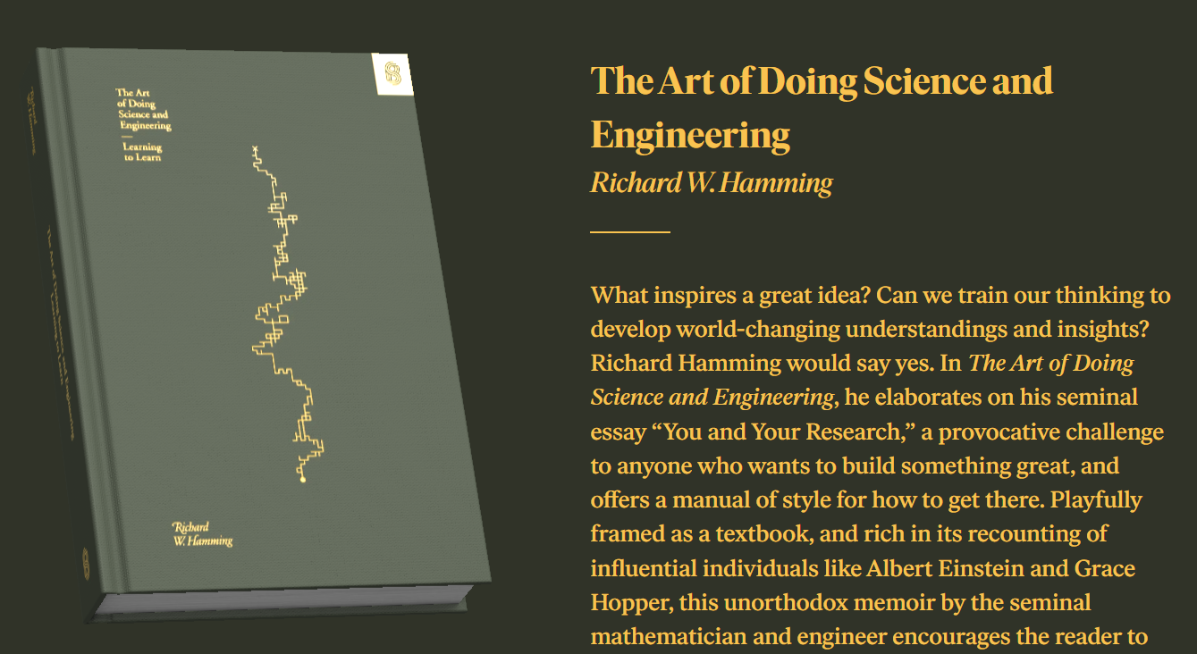 免费下载《The Art of Doing Science and Engineering》，解锁科学与工程思维奥秘